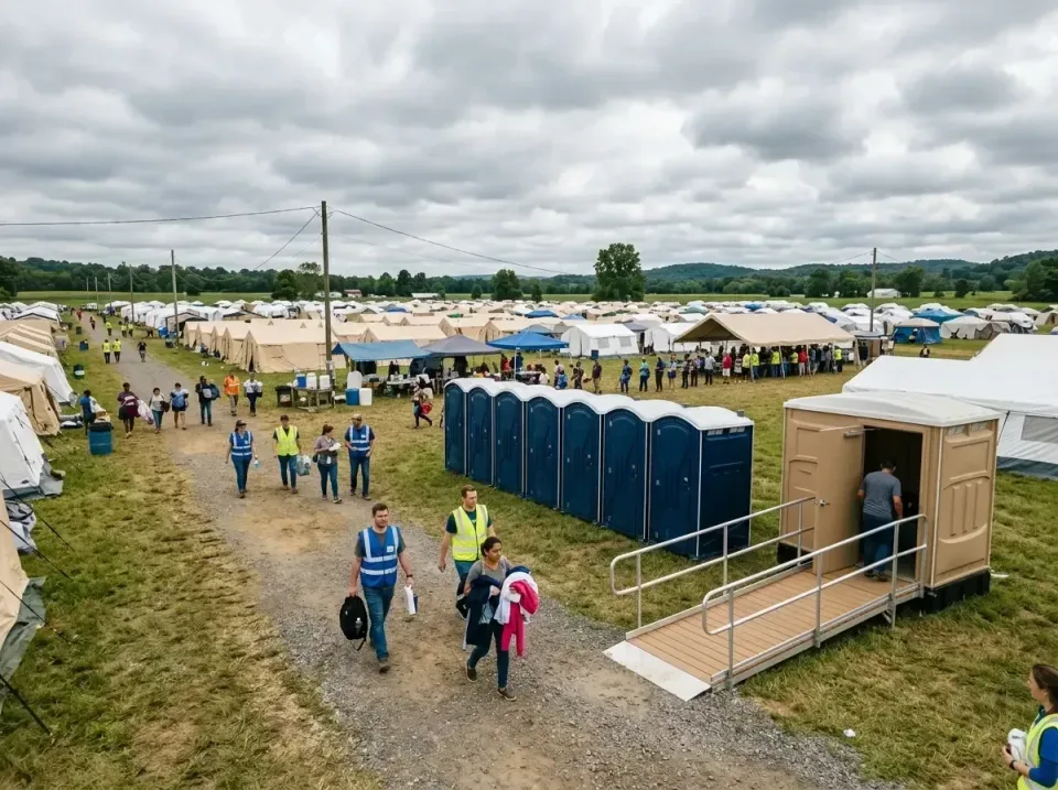 disaster-relief-camp-restrooms-010 — frequently asked questions, Dumpster & Portable Bathrooms Rental in McMinnville, OR